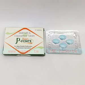 印度必利吉 綠P雙效威而鋼Super P-Force助勃增硬+持久延時  4顆/盒