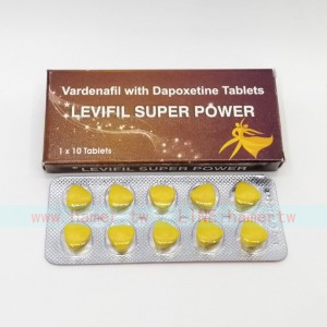 印度超級艾力達雙效片 Levifil Super Power 強力助勃增硬+有效延時持久 10粒/板